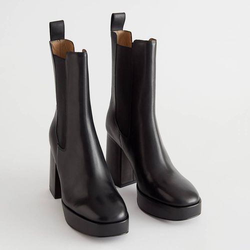 Black Heidi Platform Boots - & Other Stories - Modalova