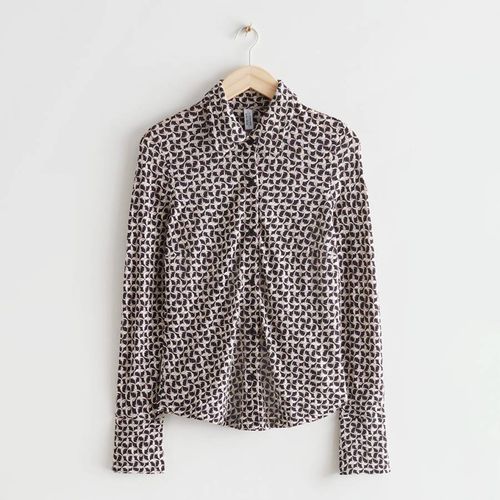 Black Emma Printed Shirt - & Other Stories - Modalova