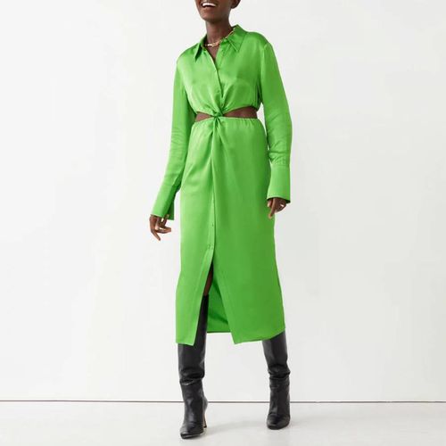 Green Kiara Cut Out Dress - & Other Stories - Modalova