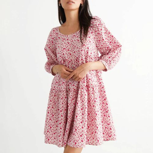 Red Yvone Printed Cotton Dress - & Other Stories - Modalova