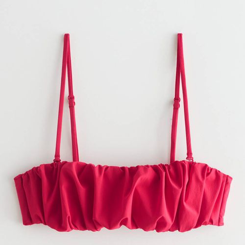 Red Esha Bandeau Bikini Top - & Other Stories - Modalova