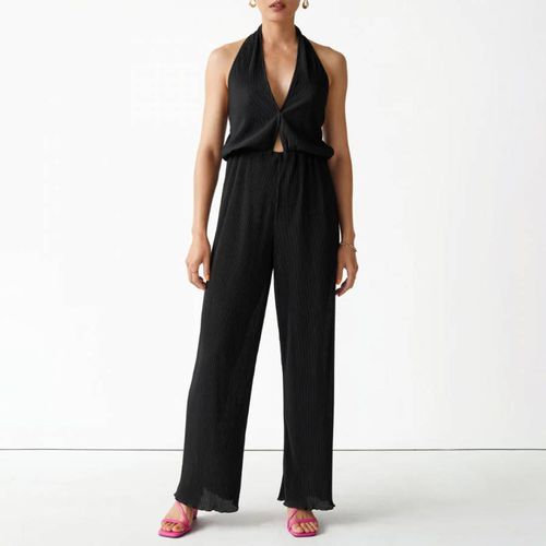 Black Erena Halter neck Jumpsuit - & Other Stories - Modalova