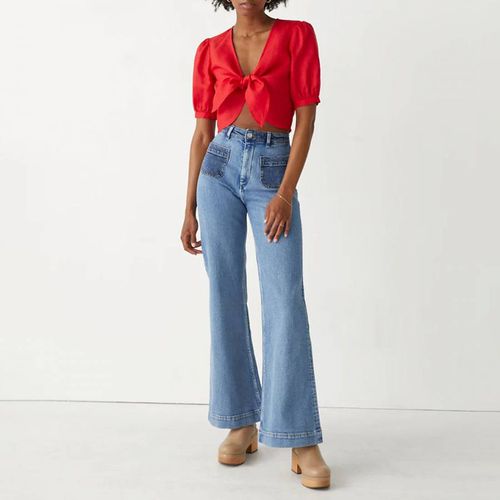 Red Elvira Linen Top - & Other Stories - Modalova