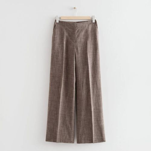 Beige Emfrid High Waisted Trousers - & Other Stories - Modalova