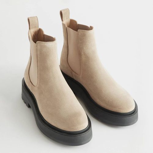 Beige Malva Leather Chelsea Boots - & Other Stories - Modalova