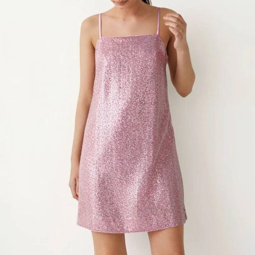 Pink Maelys Sequin Dress - & Other Stories - Modalova