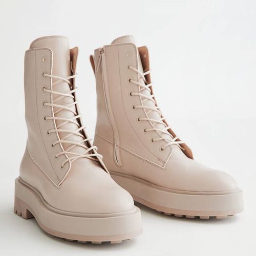 Beige Inez Zip Boot - & Other Stories - Modalova