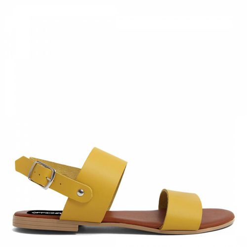 Leather Double Strap Flat Sandals - Officina55 - Modalova