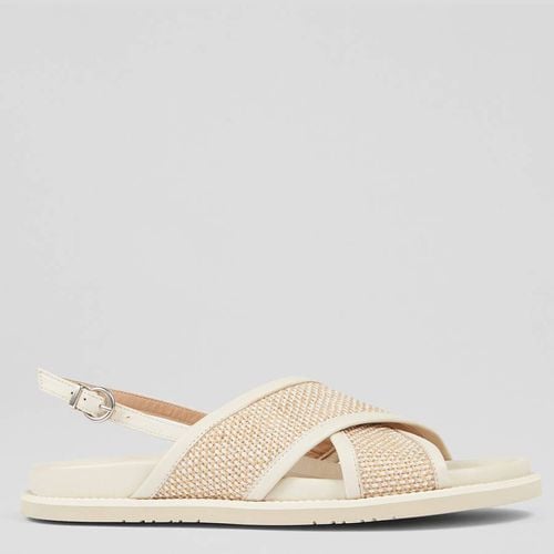 Cream Noa Flat Sandal - L K Bennett - Modalova