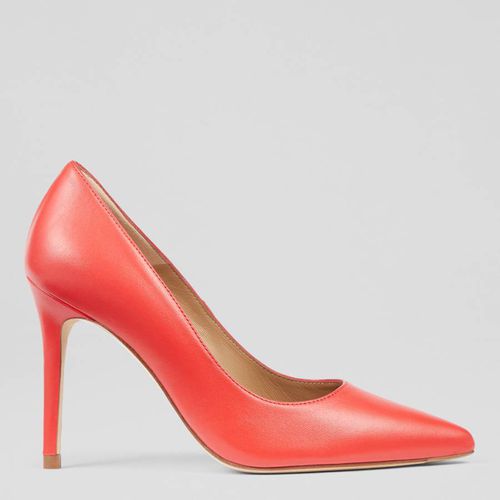 Red Leather Fern Court Heel - L K Bennett - Modalova