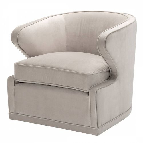 Dorset Swivel Chair Pebble Grey - Eichholtz - Modalova