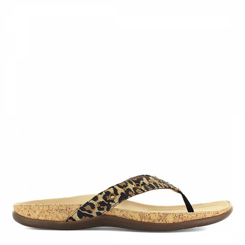 Leopard Leather Saria Sandal - Strive Footwear - Modalova