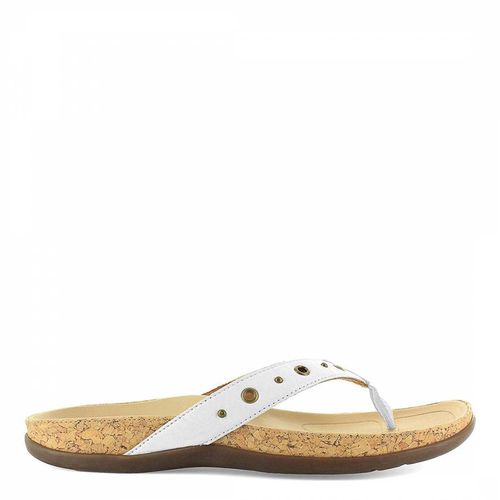 White Leather Saria Sandal - Strive Footwear - Modalova