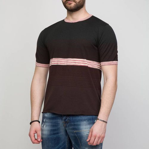 Black/Burgundy Wool T-Shirt - M Missoni - Modalova