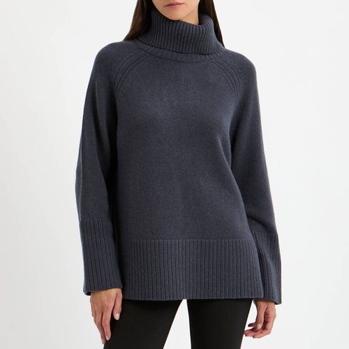 Slate Cashmere Roll Neck Tunic - NÂ°Â· Eleven - Modalova