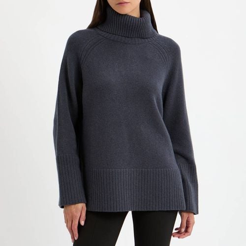 Slate Cashmere Roll Neck Tunic - N°· Eleven - Modalova