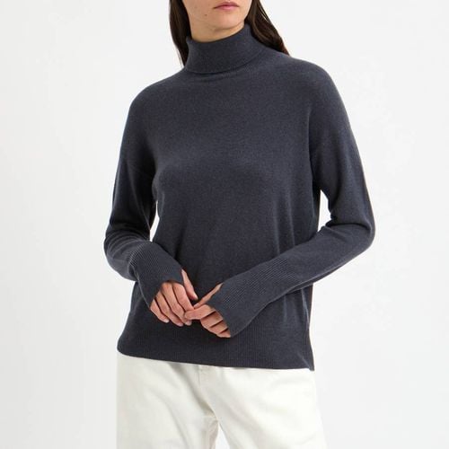 Slate Cashmere Polo Neck Jumper - N°· Eleven - Modalova