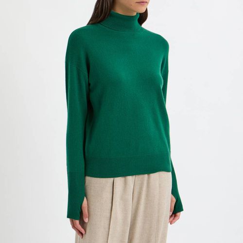 Green Cashmere Polo Neck Jumper - NÂ°Â· Eleven - Modalova