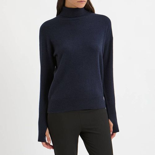 Cashmere Polo Neck With Stripe Jumper - NÂ°Â· Eleven - Modalova