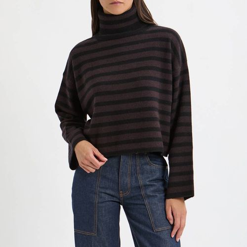 Brown / Black Wool Stripe Jumper - N°· Eleven - Modalova