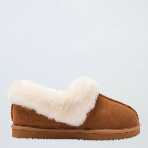 Tan Sheepskin Slippers - N°· Eleven - Modalova