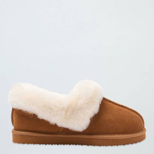 Tan Sheepskin Slippers - NÂ°Â· Eleven - Modalova