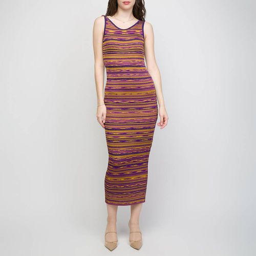 Purple Backless Midi Dress - M Missoni - Modalova