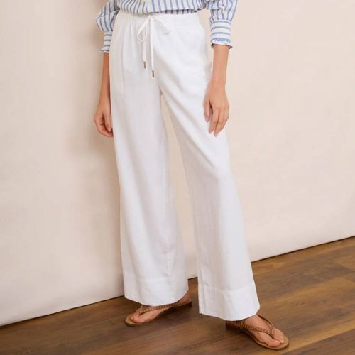 White Ottoline Linen Trouser - Wyse - Modalova