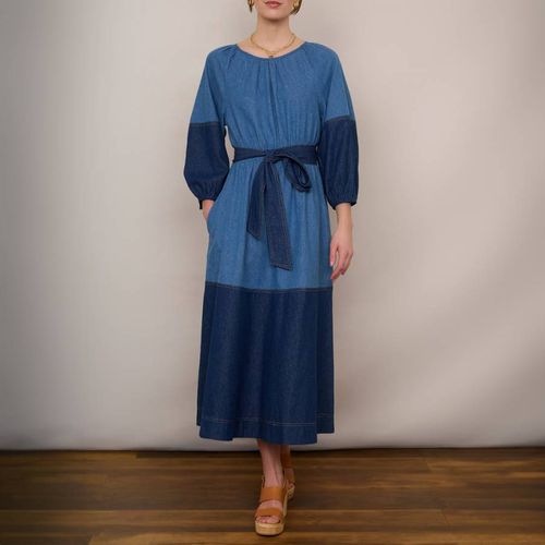 Denim Frannie Patchwork Dress - Wyse - Modalova