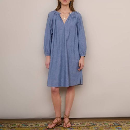 Blue Maurelle Cotton Dress - Wyse - Modalova