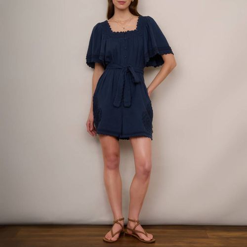 Navy Issie Playsuit - Wyse - Modalova