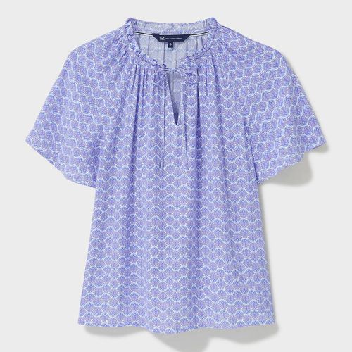 Purple Ada Cotton Blouse - Crew Clothing - Modalova