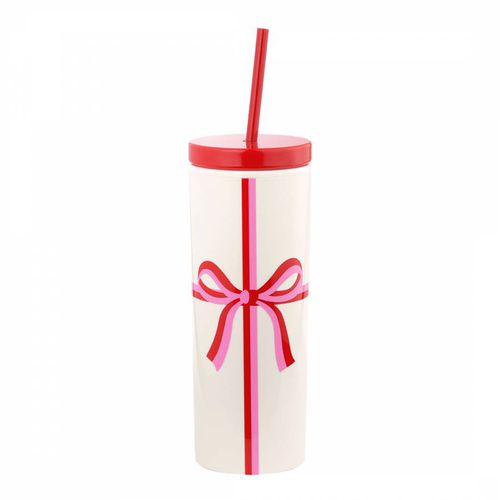 Tumbler with Straw Bow - Kate Spade - Modalova