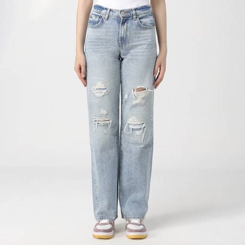 Light Blue Tess Distressed Jeans - 7 For All Mankind - Modalova