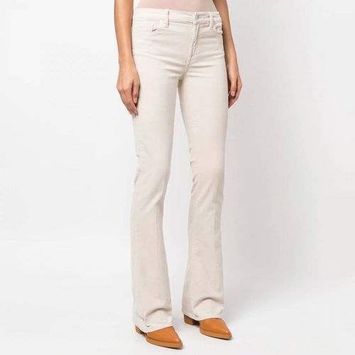 Cream Bootcut Stretch Jeans - 7 For All Mankind - Modalova