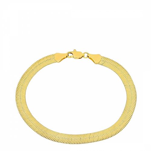 K Gold Flat Link Classic Bracelet - Stephen Oliver - Modalova