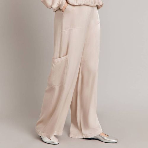 Beige Aurora Wide Leg Trousers - Ghost - Modalova