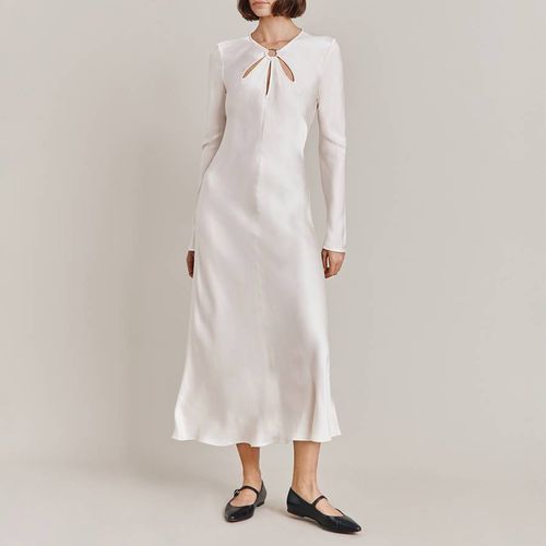 White Freya Long Sleeve Dress - Ghost - Modalova