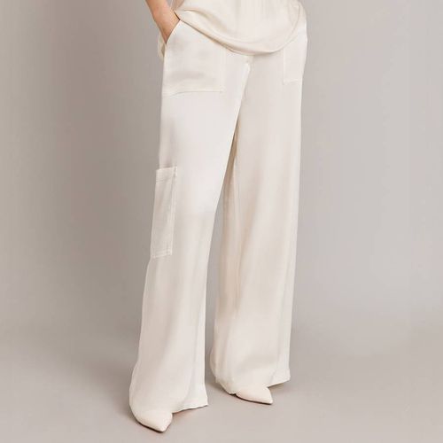 Ecru Aurora Wide Leg Trousers - Ghost - Modalova