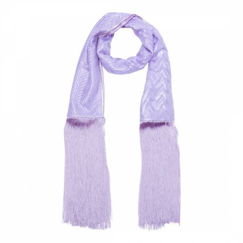 Purple kniited scarf - Missoni - Modalova