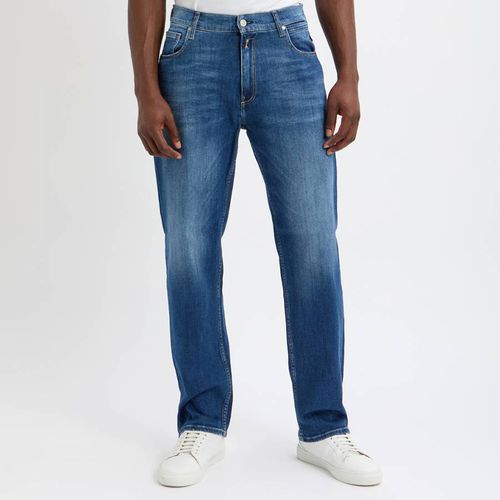 Blue Kiran Stretch Jeans - Replay - Modalova