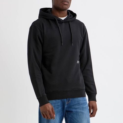 Black Organic Cotton Hoodie - Replay - Modalova