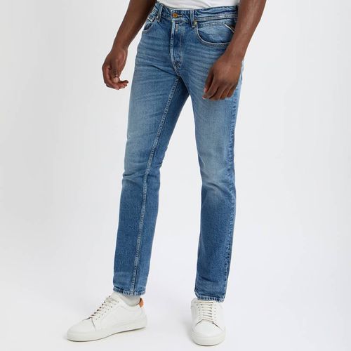 Blue Grover Straight Stretch Jeans - Replay - Modalova