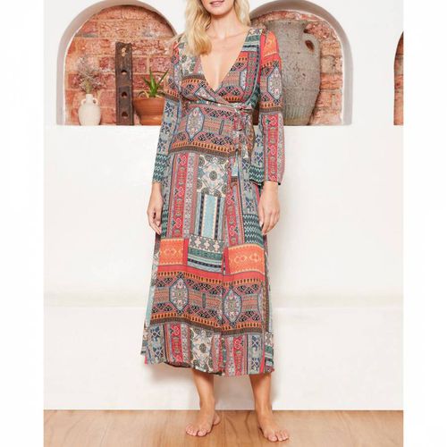 Kefalonia Suri Wrap Maxi Dress - Tigerlily - Modalova