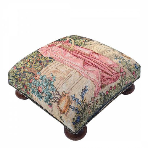 Minstrel Tapestry Footstool - William Morris - Modalova