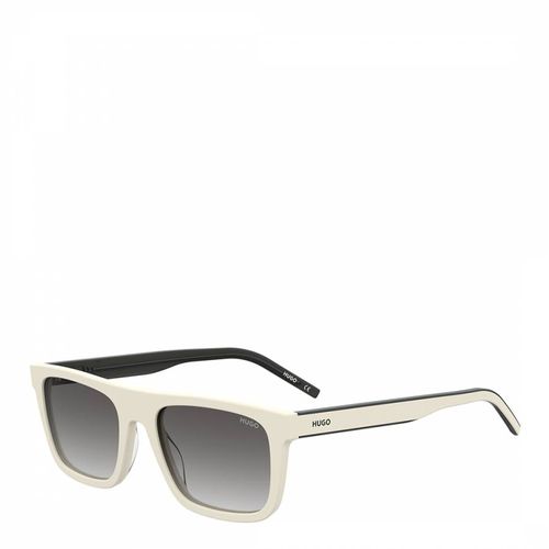 Grey Rectangular Flat Top Sunglasses 54mm - Hugo Boss - Modalova
