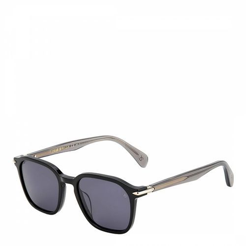 Black Rectangular Sunglasses 52mm - Rag & Bone - Modalova