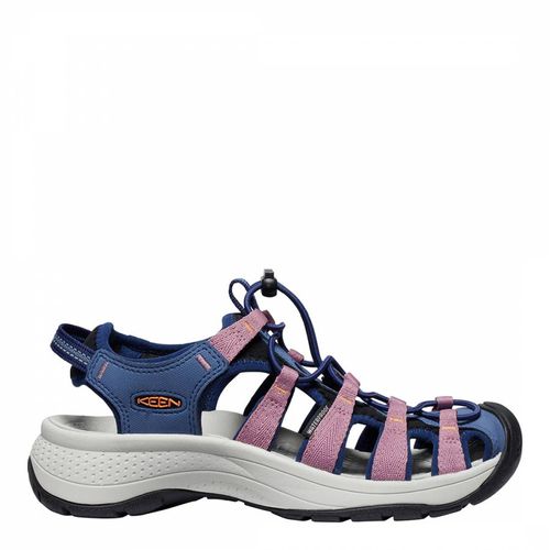 Women's Blue/Pink Astoria West Flat Sandals - Keen - Modalova