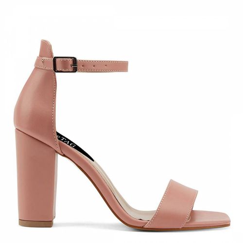 Pink Open Toe Heeled Sandals - Bluetag - Modalova