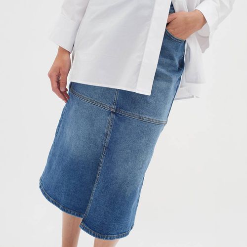 Blue Cotton Skirt - Inwear - Modalova